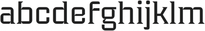 Industria Serif Wide otf (400) Font LOWERCASE