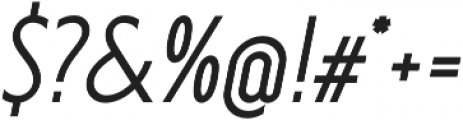 Industrial Sans Bold Oblique otf (700) Font OTHER CHARS