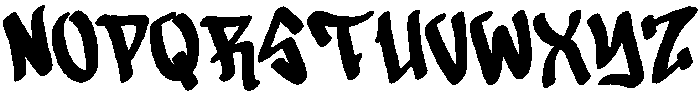 Infection System Regular otf (400) Font UPPERCASE