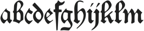 Infernal Grimoire otf (400) Font LOWERCASE