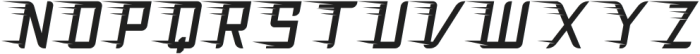Inferno Racers One otf (400) Font UPPERCASE