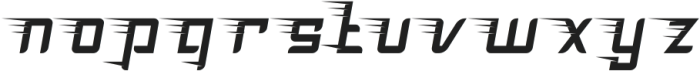 Inferno Racers One otf (400) Font LOWERCASE