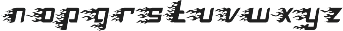 Inferno Racers Three otf (400) Font LOWERCASE