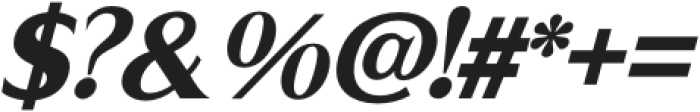 Infinita Sans Black Oblique otf (900) Font OTHER CHARS