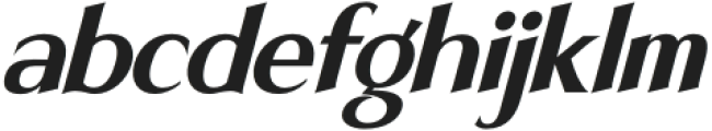 Infinita Sans Bold Oblique otf (700) Font LOWERCASE