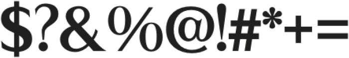 Infinita Sans Bold otf (700) Font OTHER CHARS