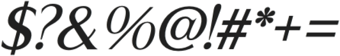 Infinita Sans Medium Oblique otf (500) Font OTHER CHARS