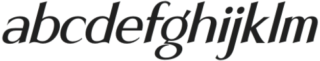 Infinita Sans Medium Oblique otf (500) Font LOWERCASE