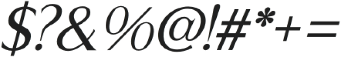 Infinita Sans Oblique otf (400) Font OTHER CHARS