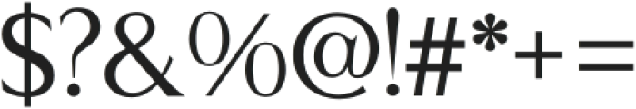 Infinita Sans Regular otf (400) Font OTHER CHARS