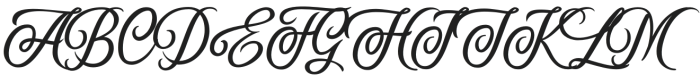 Infinity Paradise Regular otf (400) Font UPPERCASE