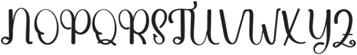 Infinity Regular otf (400) Font UPPERCASE