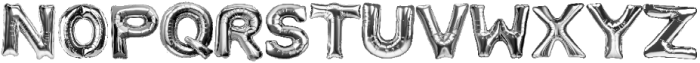 InflatePTx Chrome ttf (400) Font UPPERCASE