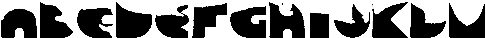 Inflatype Regular otf (400) Font UPPERCASE