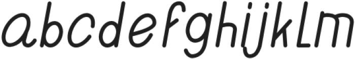 Ingenue Regular Italic otf (400) Font LOWERCASE