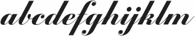 Inglesa Script Bold otf (700) Font LOWERCASE