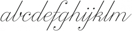 Inglesa Script ExtraLight otf (200) Font LOWERCASE