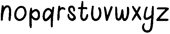 Ingrid Regular otf (400) Font LOWERCASE