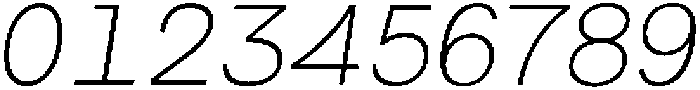Ingrida ExtraLight Italic otf (200) Font OTHER CHARS