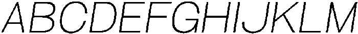 Ingrida ExtraLight Italic otf (200) Font