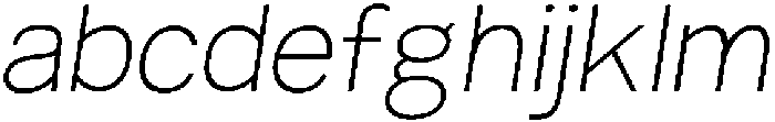 Ingrida ExtraLight Italic otf (200) Font LOWERCASE