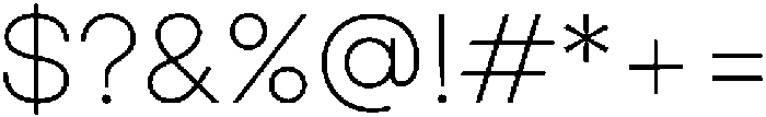 Ingrida ExtraLight otf (200) Font OTHER CHARS