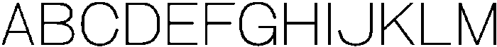Ingrida ExtraLight otf (200) Font UPPERCASE