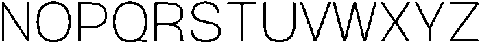 Ingrida ExtraLight otf (200) Font UPPERCASE