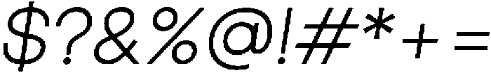 Ingrida Italic otf (400) Font OTHER CHARS