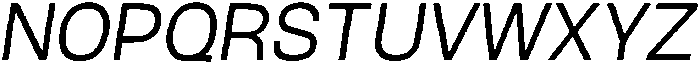 Ingrida Italic otf (400) Font UPPERCASE