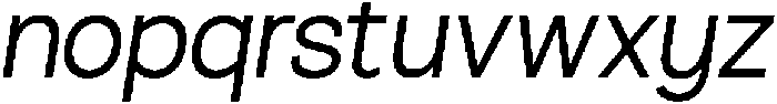 Ingrida Italic otf (400) Font LOWERCASE