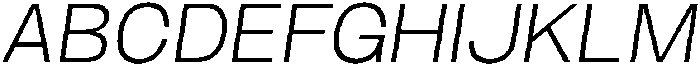 Ingrida Light Italic otf (300) Font UPPERCASE