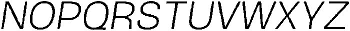 Ingrida Light Italic otf (300) Font UPPERCASE