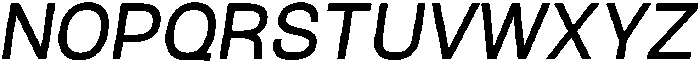 Ingrida Medium Italic otf (500) Font UPPERCASE