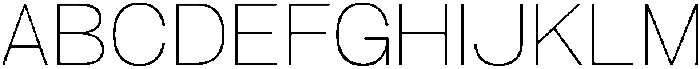 Ingrida Thin otf (100) Font UPPERCASE