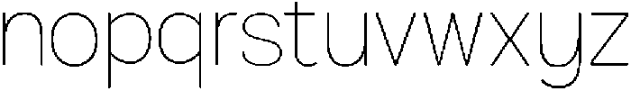 Ingrida Thin otf (100) Font LOWERCASE