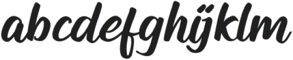 Ink Brush Solid otf (400) Font LOWERCASE