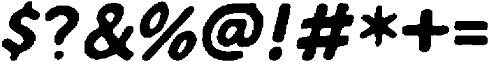 Ink Mokarino Regular otf (400) Font OTHER CHARS