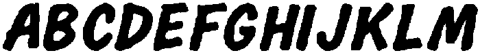 Ink Mokarino Regular otf (400) Font UPPERCASE