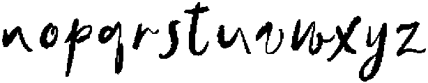 Ink On My Hands Regular otf (400) Font LOWERCASE