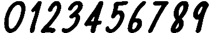 InkSlim Bold Italic otf (700) Font OTHER CHARS