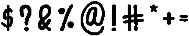 InkSlim Bold otf (700) Font OTHER CHARS
