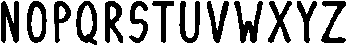 InkSlim Bold otf (700) Font UPPERCASE
