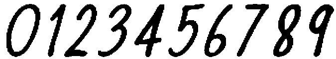 InkSlim Italic otf (400) Font OTHER CHARS