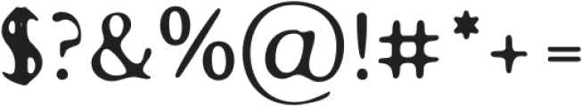 InkbleedSans-Regular otf (400) Font OTHER CHARS