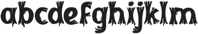 Inked Whimsy Regular otf (400) Font LOWERCASE