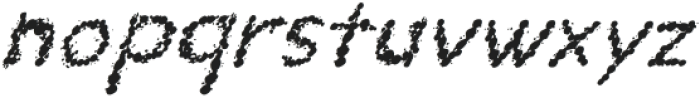 Inklets Italic otf (400) Font LOWERCASE