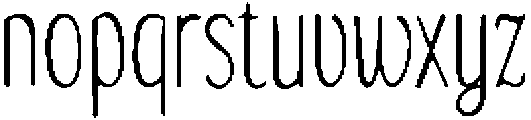 Inklio Bold Alt otf (700) Font LOWERCASE
