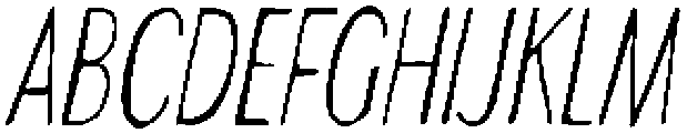 Inklio Bold Italic otf (700) Font UPPERCASE