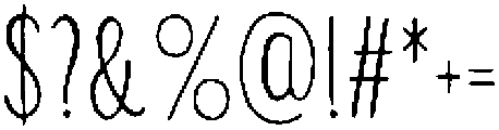 Inklio Bold otf (700) Font OTHER CHARS
